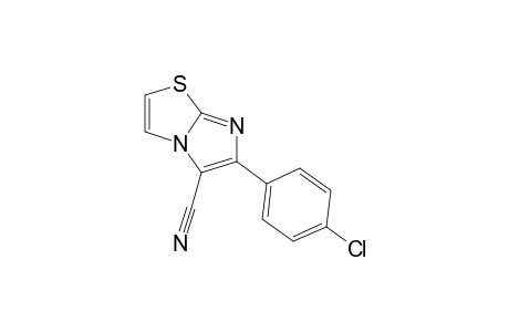 6-(p-CHLOROPHENYL)IMIDAZO[2,1-b]THIAZOLE-5-CARBONITRILE