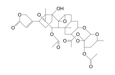 Tri-O-acetyl-desglucosyrioside, (2.alpha.,3.beta.-R,5.alpha.-H,11.alpha.-oac)