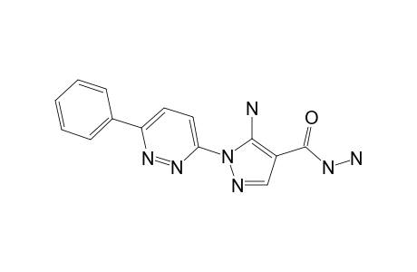 5-Amino-1-(6-phenyl-pyridazin-3-yl)-1H-pyrazole-4-carboxylicacid hydrazide