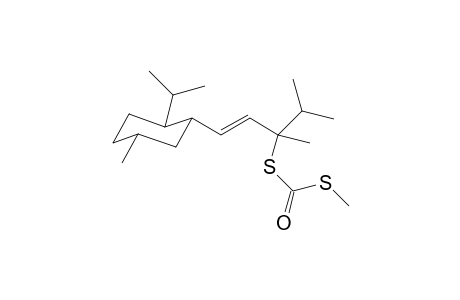 {[1'-Isopropyl-1'-methyl-3'-(2"-isopropyl-5"-methyl)cyclohexyl]allyl} Methyl .alpha.-Thiocarbonate