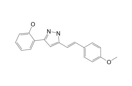 3-(2-Hydroxyphenyl)-5-(4-methoxystyryl)pyrazole