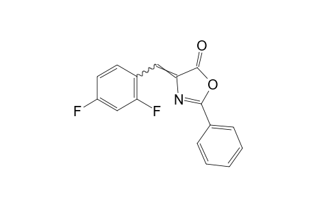 4-(2,4-difluorobenzylidene)-2-phenyl-2-oxazolin-5-one
