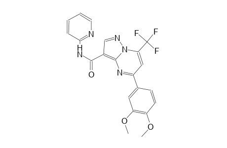 pyrazolo[1,5-a]pyrimidine-3-carboxamide, 5-(3,4-dimethoxyphenyl)-N-(2-pyridinyl)-7-(trifluoromethyl)-