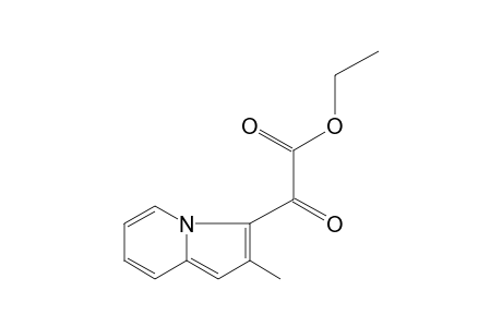 2-methyl-3-indolizineglyoxalic acid, ethyl ester