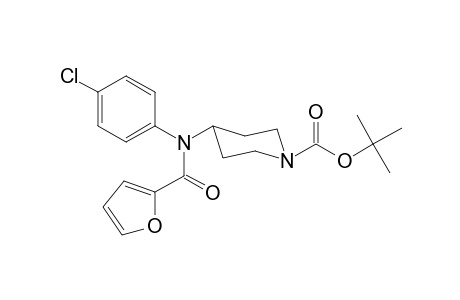 tert-Butyl-4-[(4-chlorophenyl)(furan-2-carbonyl)amino]piperidine-1-carboxylate