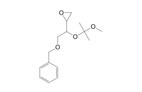 2-[2-(Benzyloxy)-1-(1-methoxy-1-methylethoxy)ethyl]oxirane