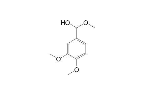 Benzaldehyde, 3,4-dimethoxy-, methylmonoacetal