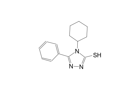 4H-1,2,4-triazole-3-thiol, 4-cyclohexyl-5-phenyl-