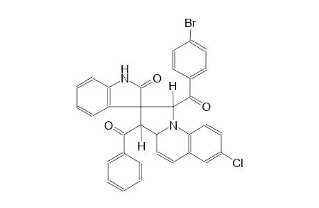 (1'R,2'R,3'R)-3'-benzoyl-1'-(4-bromobenzoyl)-7'-chloro-3',3a'-dihydro-1'H-spiro[indoline-3,2'-pyrrolo[1,2-a]quinolin]-2-one