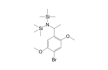 1-(4-Bromo-2,5-dimethoxyphenyl)ethylamine 2TMS