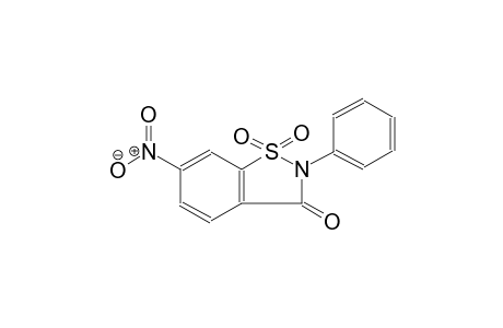 6-Nitro-2-phenyl-1,2-benzisothiazol-3(2H)-one 1,1-dioxide