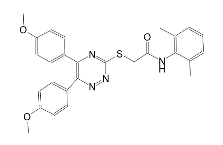 acetamide, 2-[[5,6-bis(4-methoxyphenyl)-1,2,4-triazin-3-yl]thio]-N-(2,6-dimethylphenyl)-