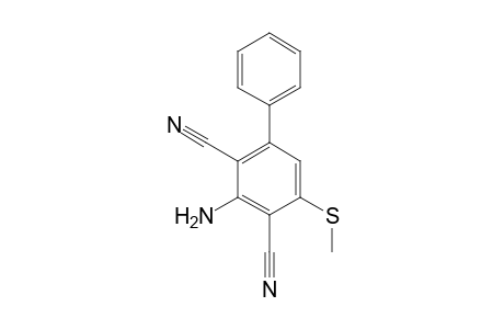 3-Amino-5-(methylthio)biphenyl-2,4-dicarbonitrile