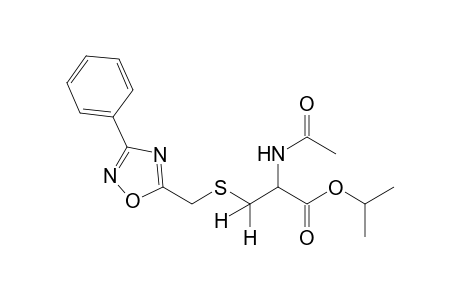 L-N-acetyl-3-[(3-phenyl-1,2,4-oxadiazol-5-yl)methyl]alanine, isopropyl ester
