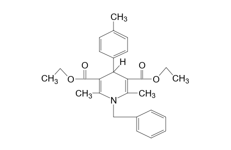 1-benzyl-1,4-dihydro-2,6-dimethyl-4-p-tolyl-3,5-pyridinedicarboxylic acid, diethyl ester