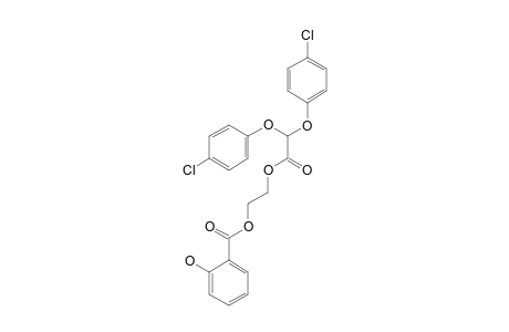 ethylene glycol, bis(p-chlorophenoxy)acetate salicylate