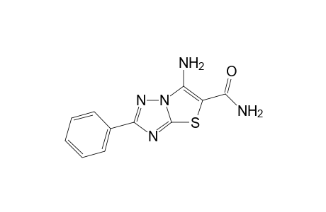 5-Amino-2-phenyl[1,3]thiazolo[3,2-b][1,2,4]triazole-6-carboxamide