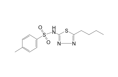 N-(5-butyl-1,3,4-thiadiazol-2-yl)-p-toluenesulfonamide