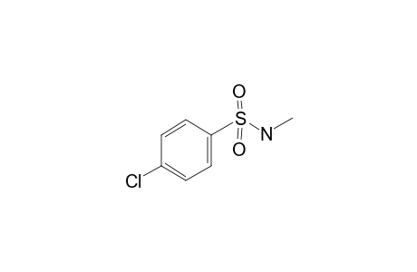 4-Chlorobenzenesulfonamide, N-methyl-