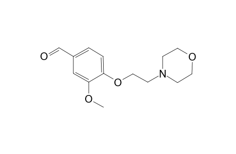 Benzaldehyde, 3-methoxy-4-[2-(4-morpholinyl)ethoxy]-