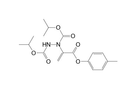 di-tert-Butyl N-[3-oxo-3-(4-methylphenoxy)prop-2-en-2-yl]azodicarboxylate