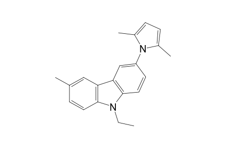 3-(2,5-Dimethylpyrrol-1-yl)-9-ethyl-6-methylcarbazole