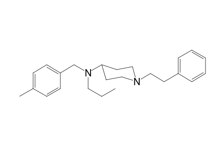 N-(4-Methylbenzyl)-N-propyl-1-(2-phenylethyl)piperidin-4-amine