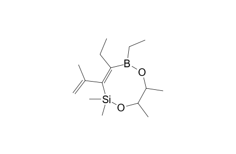 D-(+)-4,5-diethyl-3-isopropenyl-2,2,7,8-tetramethyl-1,6-dioxa-2-sila-5-bora-3-cyclooctene