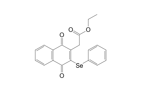 Ethyl (3-phenylseleno-1,4-naphthoquinon-2-yl)acetate