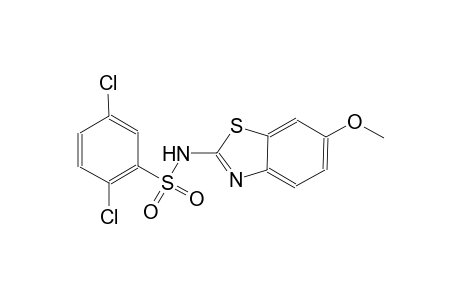 2,5-dichloro-N-(6-methoxy-1,3-benzothiazol-2-yl)benzenesulfonamide