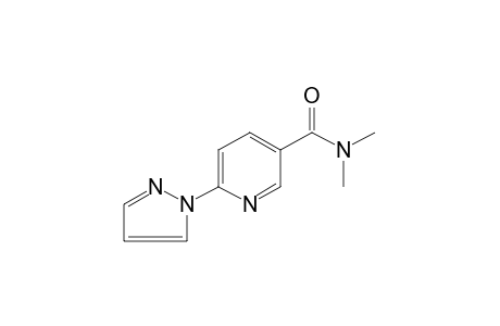 N,N-DIMETHYL-6-(PYRAZOL-1-YL)NICOTINAMIDE