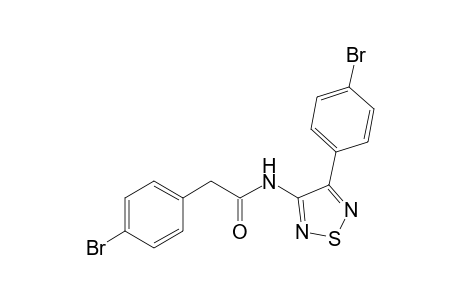 2-(4-bromophenyl)-N-[4-(4-bromophenyl)-1,2,5-thiadiazol-3-yl]acetamide