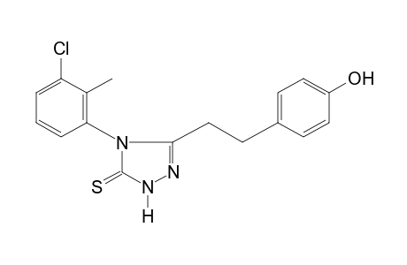 4-(3-chloro-o-tolyl)-3-(p-hydroxyphenethyl)-delta suqare-1,2,4-triazoline-5-thione