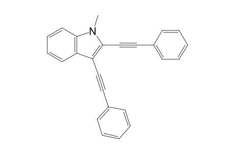 1-Methyl-2,3-bis(phenylethynyl)-1H-indole