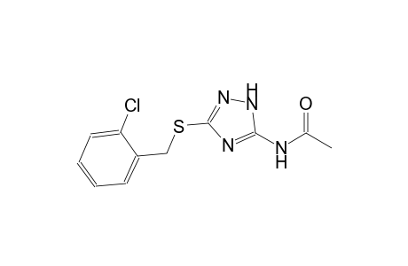 N-{3-[(2-chlorobenzyl)sulfanyl]-1H-1,2,4-triazol-5-yl}acetamide