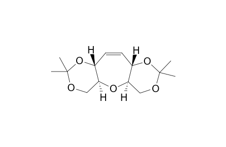 (4aR*,5aS*,9R*,11aS*)-2,2,8,8-Tetramethyl-4,4a,5a,6,9,9a,11a-hexahydro-m-dioxino[4',5':6,7]oxepino[3,2-d]-m-dioxin