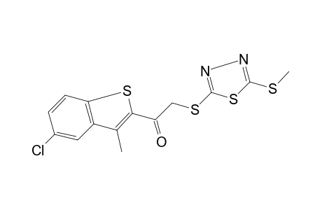 5-chloro-3-methylbenzo[b]thien-2-yl {[5-(methylthio)-1,3,4-thiadiazol-2-yl]thio}methyl ketone