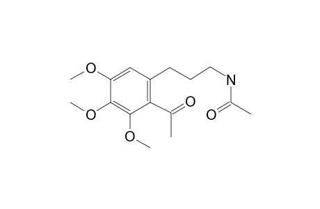 N-Propylamine, N-acetyl-3-[2-acetyl-3,4,5-trimethoxyphenyl]-