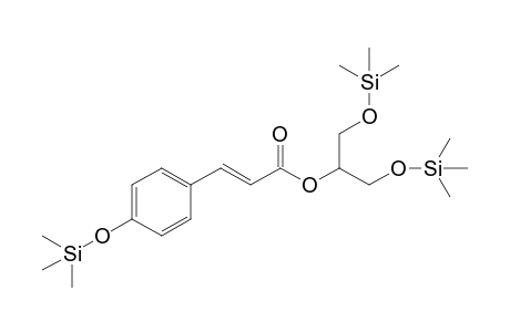 Glycerol <2-p-coumaroyl->, tri-TMS