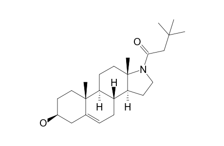 1-((3S,8R,9S,10R,13S,14S)-3-Hydroxy-10,13-dimethyl-1,2,3,4,7,8,9,10,11,12,13,14,15,16-tetradecahydro-17-aza-cyclopenta[a]phenanthren-17-yl)-3,3-dimethyl-butan-1-one