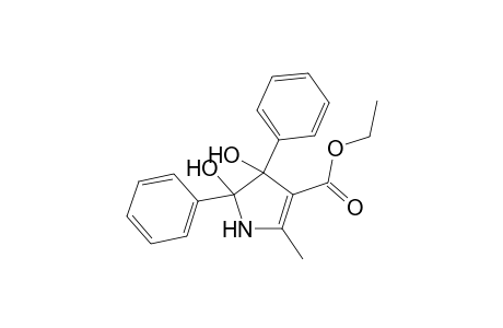 Ethyl 4,5-dihydroxy-2-methyl-4,5-diphenyl-4,5-dihydro-1H-pyrrole-3-carboxylate