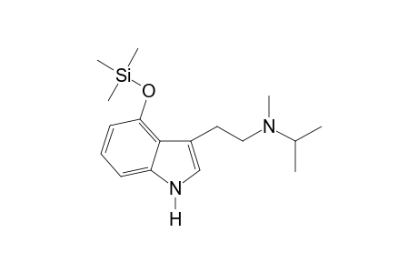 N-Methyl-N-iso-propyl-4-hydroxytryptamine TMS