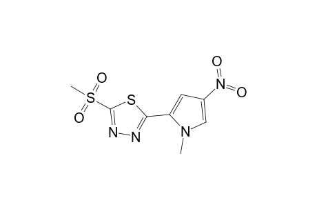 2-(1-Methyl-4-nitro-2-pyrrolyl)-5-methylsulfonyl-1,3,4-thiadiazole