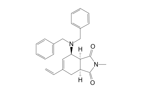 (3aS,4R,7aS)-4-(dibenzylamino)-2-methyl-6-vinyl-3a,4,7,7a-tetrahydroisoindole-1,3-dione