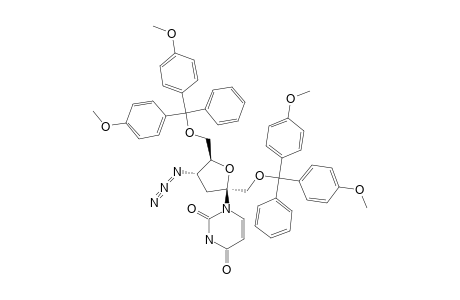 1-[4'-AZIDO-3'-DEOXY-1',6'-DI-O-(4,4'-DIMETHOXYTRITYL)-BETA-D-PSICOFURANOSYL]-URACIL