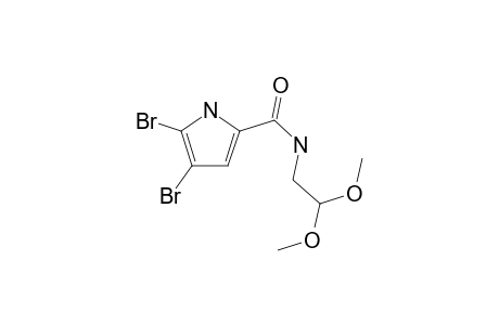 4,5-Dibromo-N-(2,2-dimethoxyethyl)pytrrole-2-caroxamide