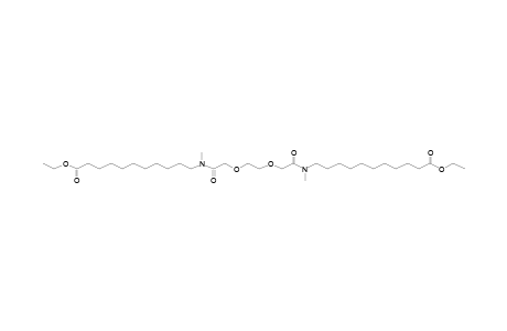 11-[[2-[2-[2-[(11-ethoxy-11-keto-undecyl)-methyl-amino]-2-keto-ethoxy]ethoxy]acetyl]-methyl-amino]undecanoic acid ethyl ester