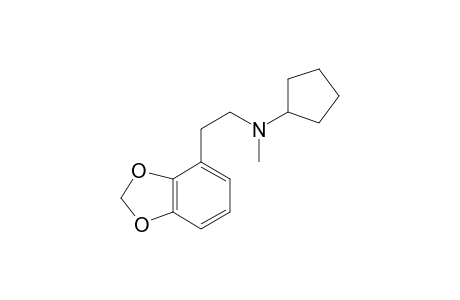 N-Cyclopentyl-N-methyl-2,3-methylenedioxyphenethylamine