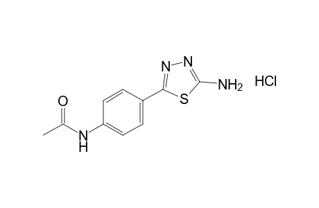 2-amino-5-(p-acetamidophenyl)-1,3,4-thiadiazol, hydrochloride