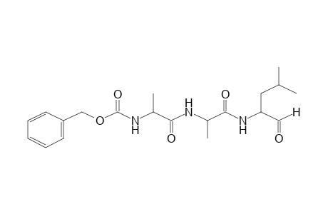 (s)-Alanyl-(s)-valinal, N-[benzyloxycarbonyl-(R)-alanyl]-